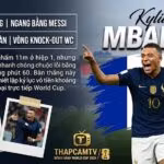 Kylian Mbappe ăn mừng bàn thắng vào lưới Morocco, thiết lập kỷ lục 12 bàn thắng tại các vòng knock-out World Cup 2026.